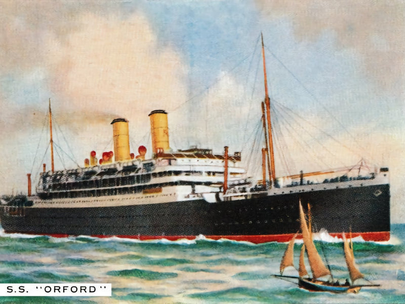 S.S. Orford liner captained by Captain A.L. Owens RD RNR