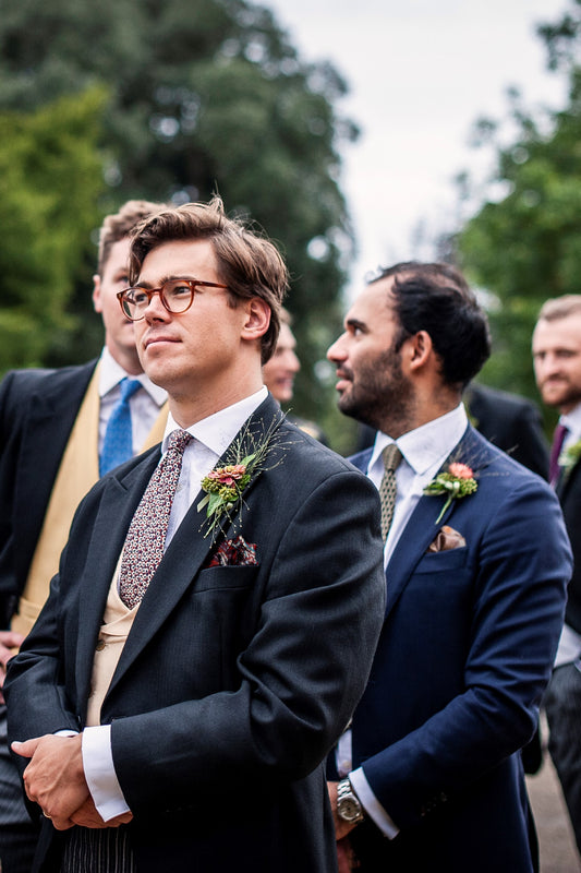 Pocket square hot sale wedding guest